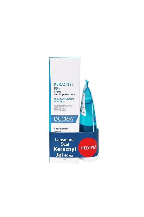 Ducray Keracnyl Pp Siyah Nokta Ve Parlama Karşıtı Krem 30Ml Ve Foaming Gel - Image 1