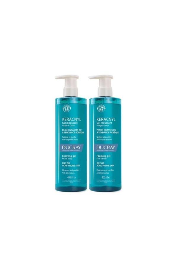 Ducray Keracnyl Yağlı Ve Akneye Eğilimli Ciltler Için Yıkama Jeli 2’Li Avantajlı Set(400Ml 400Ml) - Image 1