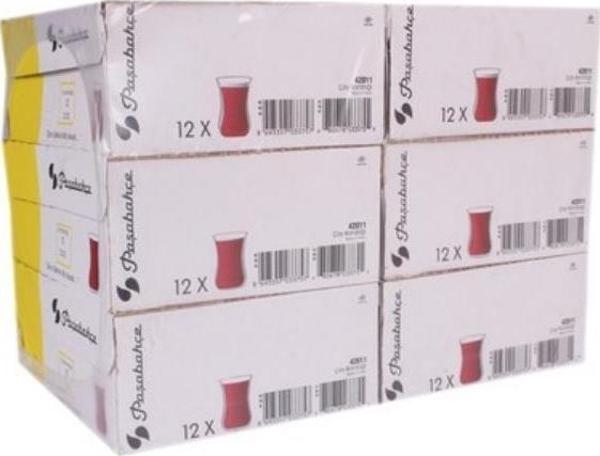 Paşabahçe 42011 Düz Çay Bardağı 85 cc 72 Adet - Image 1