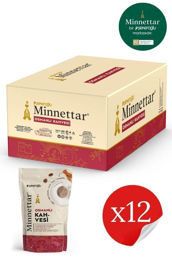 Şekeroğlu Minnettar Osmanlı Kahve 12 x 165 gr ( 12 Paket ) - Image 1