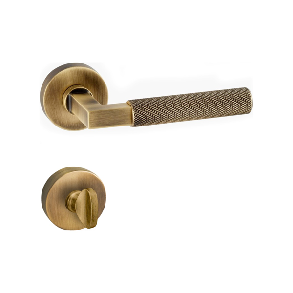Doğanlar BT Lüx Rozetli Wc Kapı Kolu Olifka ( Antik Sarı ) - Image 1
