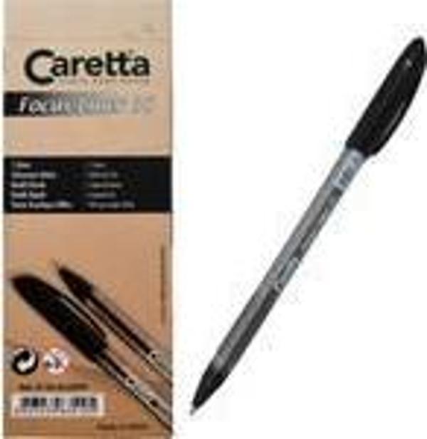 CARETTA FOCUS LİNER 35 TÜKENMEZ KALEM SİYAH 25 Lİ - Image 1