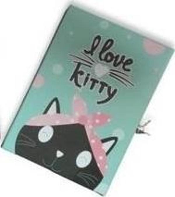 MİKRO HATIRA DEFTERİ KİLİTLİ KEDİ HT-54 - Image 1