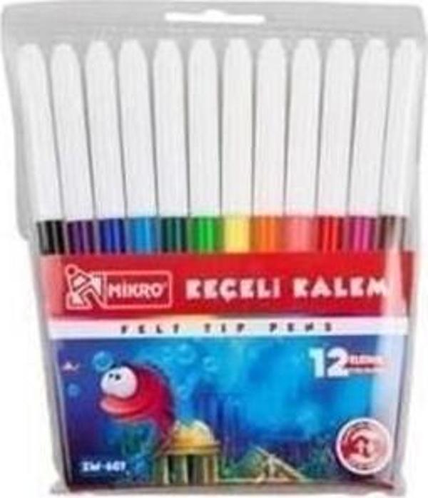 MİKRO KEÇELİ KALEM 12 Lİ ZW-607 - Image 1