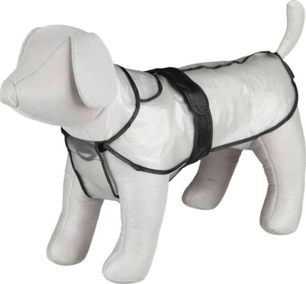 Trixie Köpek Yağmurluk S 42cm Transparan Şeffaf Siyah Biyeli - Image 1
