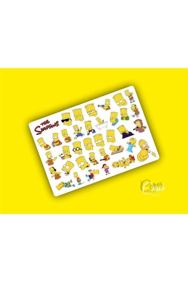 The Sımpson Bart Sticker - 37 Etiket - Image 1