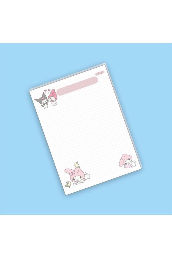 Melody Kuromi | Planlayıcı | Notepad | Bloknot | Memo | (14x19cm) 40 Sayfa Not Defteri - Image 1