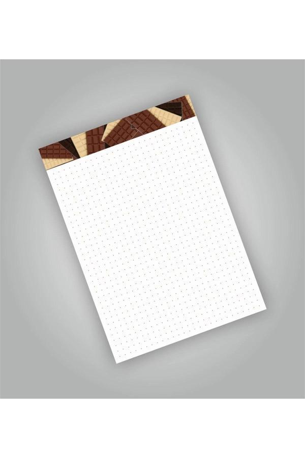 Çikolata Serisi Not Defterleri | Notepad | Bloknot | A5 (14x20cm) 50 Sayfa Not Defteri - Image 1