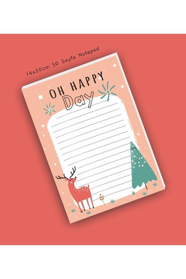 Notepad | Not Defterleri | Bloknot | A5 (14x20cm) 50 Sayfa Not Defteri - Image 1