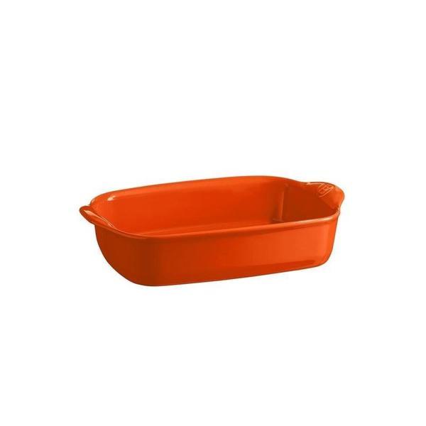 Emile Henry Fırın Kabı Dikdörtgen 30 x 19 cm Turuncu/Toscane - Image 1