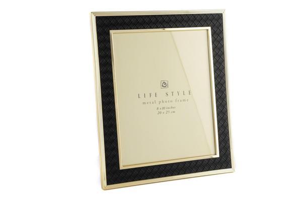 Mikasa Moor Siyah Gold Deri Çerçeve 20x25cm - Image 1