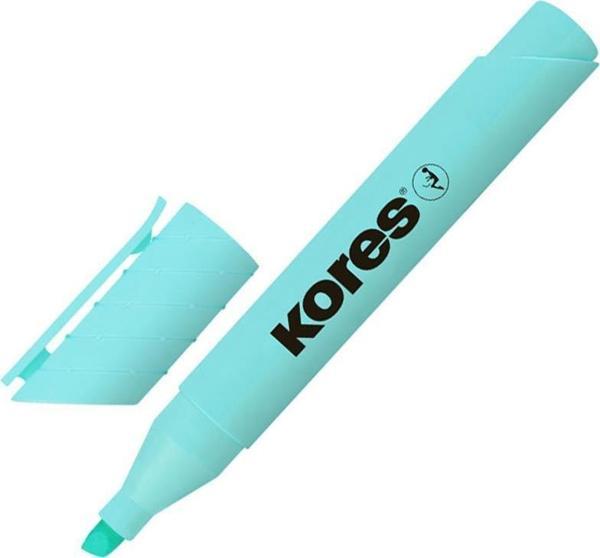 KORES FOSFORLU KALEM HIGH LINER PLUS PASTEL TURKUA - Image 1