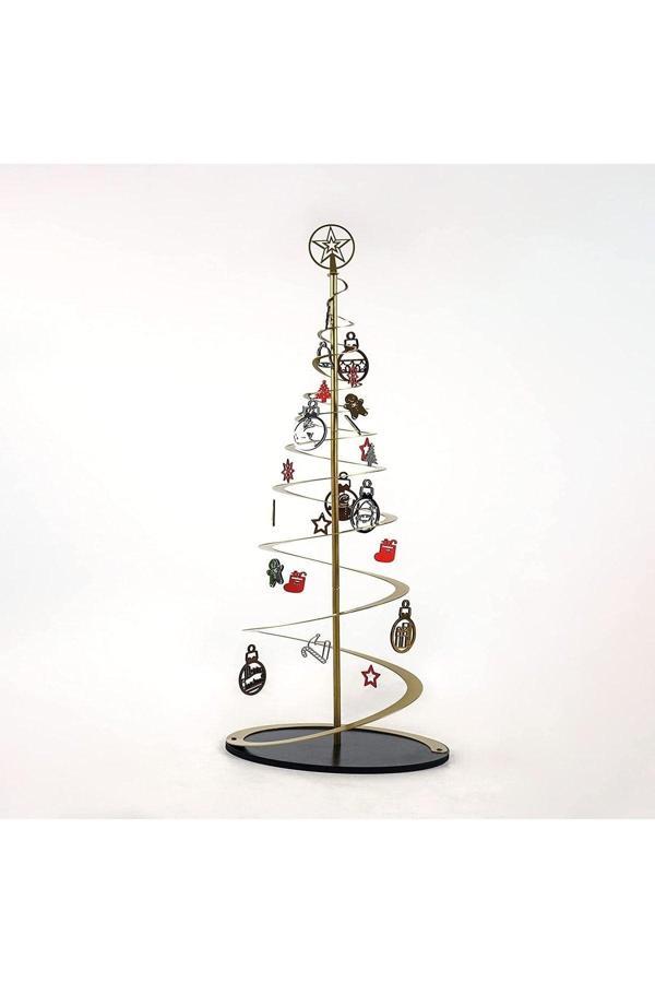 Colorfull Worlds Metal Yılbaşı Ağacı Set - Noel Ağacı - Christmas Tree - Dekoratif Obje - Image 1