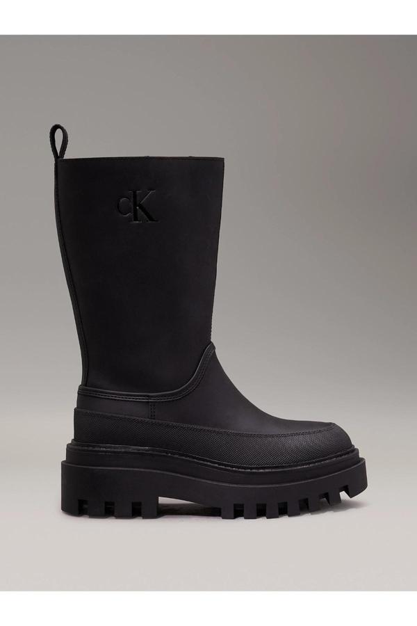 Calvin Klein Kadın Deri Yağmur Botları YW0YW015590GJ - Image 1
