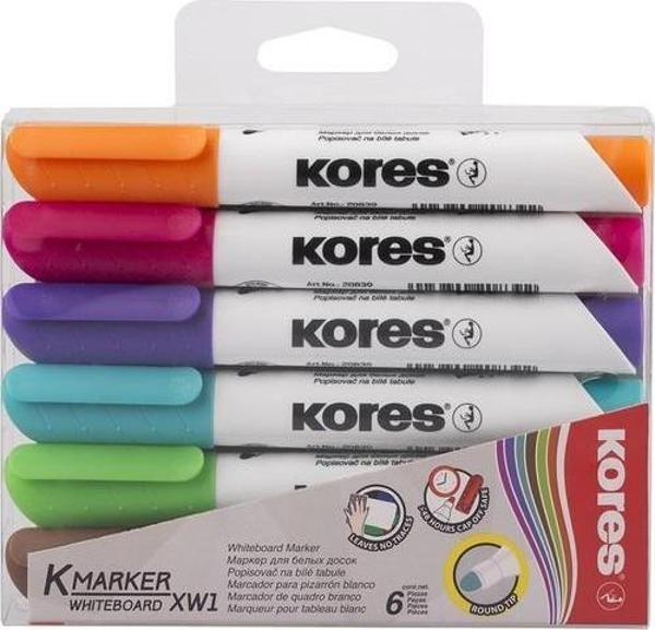 KORES TAHTA KALEMİ YUVARLAK UÇ XW1 6 RENK PAKET - Image 1