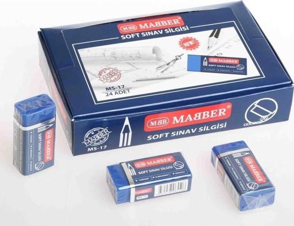 MABBER SINAV SİLGİSİ MAVİ 2 ADET - Image 1