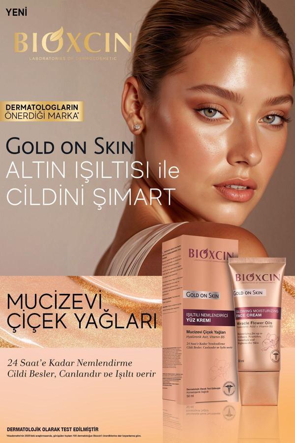 BIOXCIN GOLD ON SKIN YÜZ KREMİ 50 ML - Image 1
