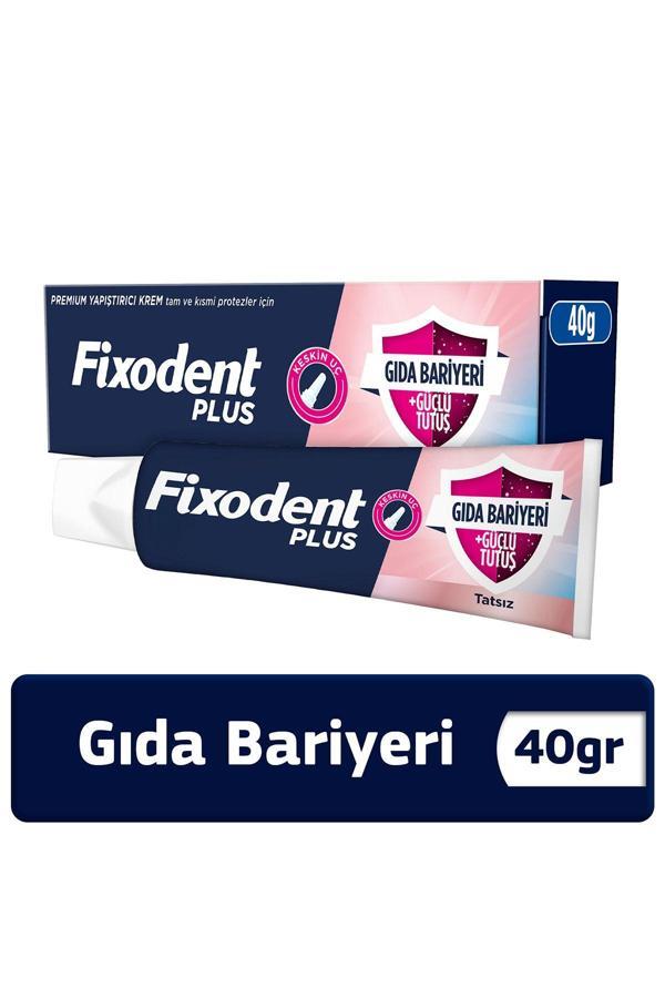 FİXODENT PLUS DİŞ PROTEZ YAPIŞTIRICI TAT İÇERMEZ KREM 40 GR - Image 1