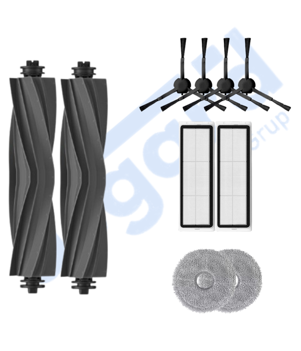 DREAME L20 ULTRA UYUMLU 2 Ana Fırça 4 Yan Fırça 2 Filtre 2 Mop - Image 1
