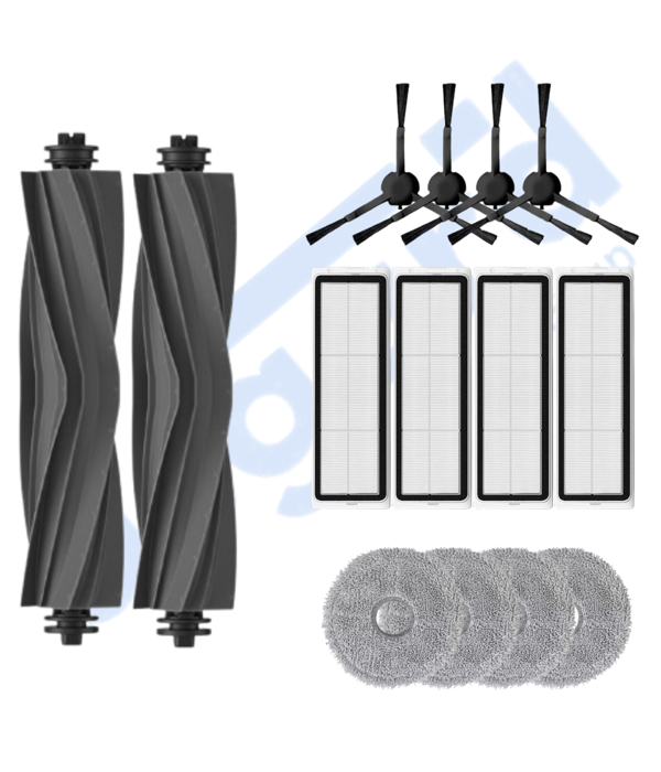 DREAME L20 ULTRA UYUMLU 2 Ana Fırça 4 Yan Fırça 4 Filtre 4 Mop - Image 1