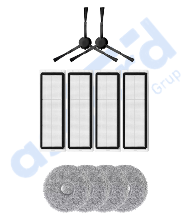 DREAME L20 ULTRA UYUMLU 2 Yan Fırça 4 Filtre 4 Mop - Image 1