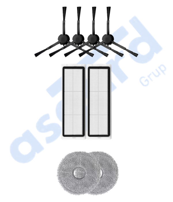 DREAME L20 ULTRA UYUMLU 4 Yan Fırça 2 Filtre 2 Mop - Image 1