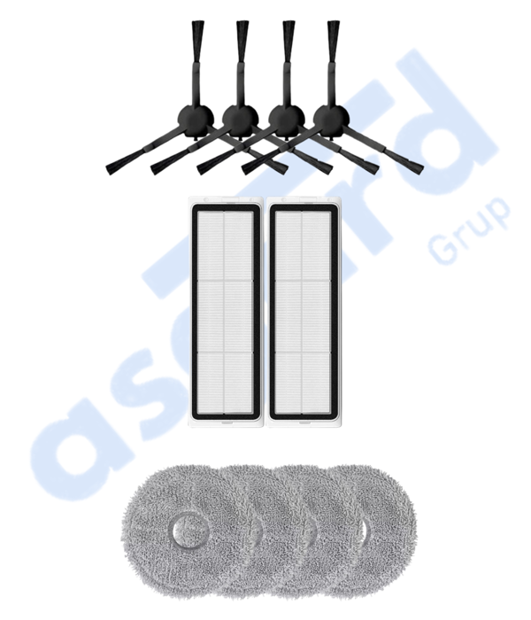 DREAME L20 ULTRA UYUMLU 4 Yan Fırça 2 Filtre 4 Mop - Image 1