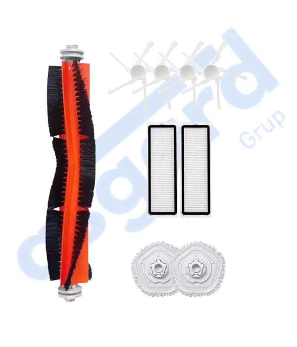 DREAME W10-W10 PRO UYUMLU 1 Ana Fırça 4 Yan Fırça 2 Filtre 2 Mop - Image 1