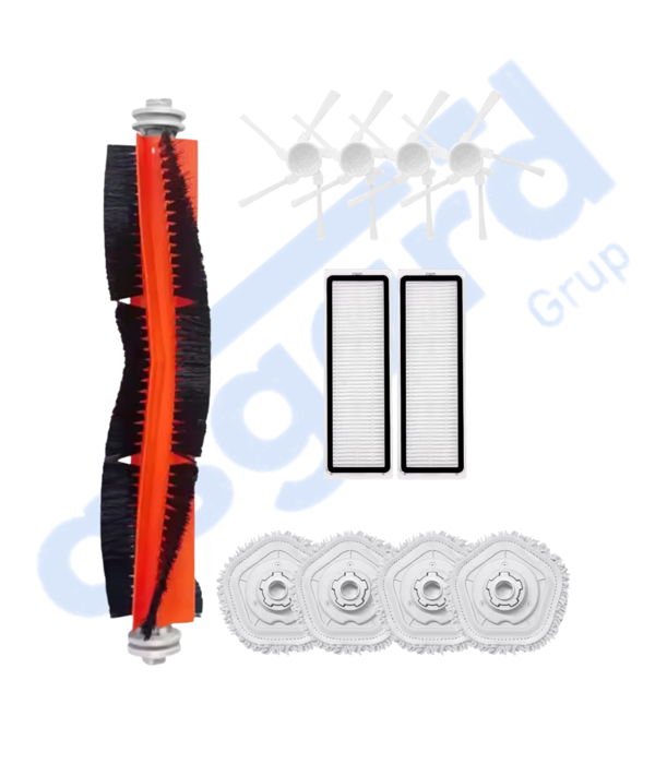 DREAME W10-W10 PRO UYUMLU 1 Ana Fırça 4 Yan Fırça 2 Filtre 4 Mop - Image 1