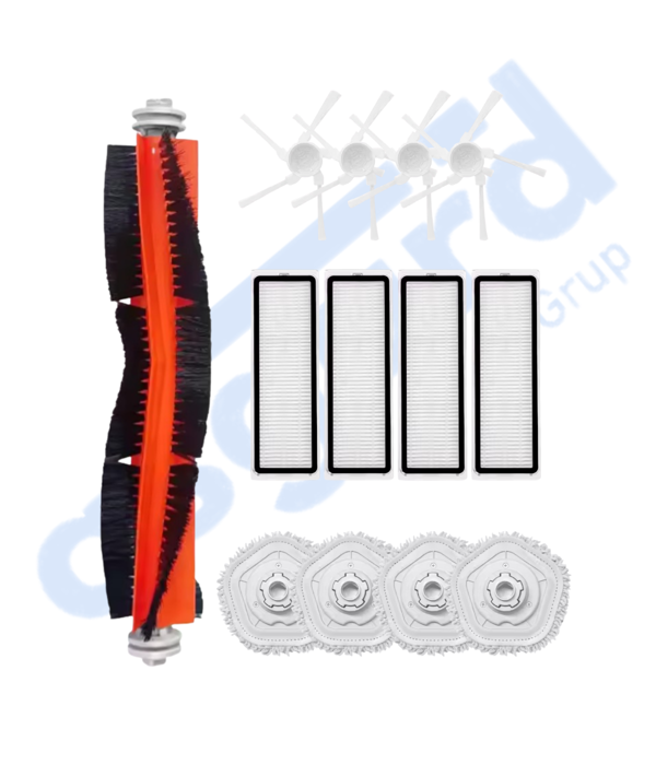 DREAME W10-W10 PRO UYUMLU 1 Ana Fırça 4 Yan Fırça 4 Filtre 4 Mop - Image 1