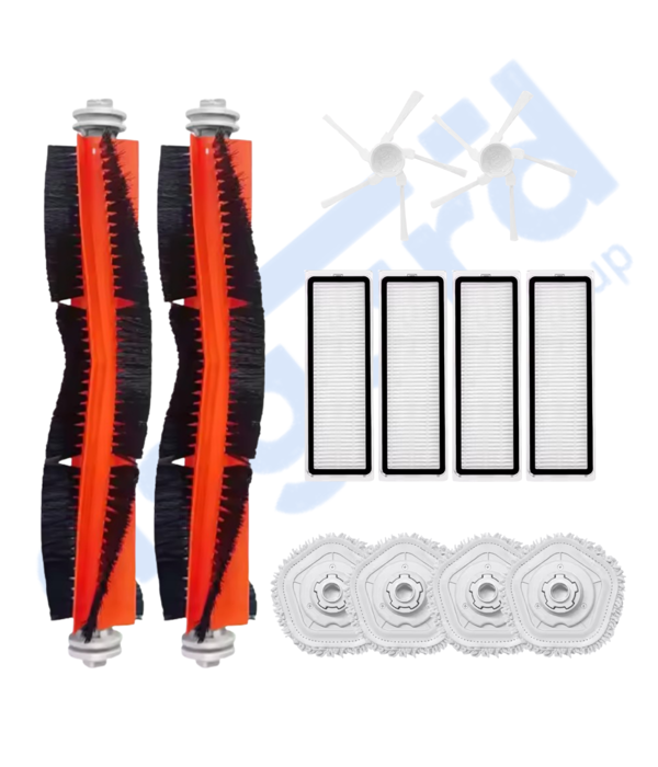 DREAME W10-W10 PRO UYUMLU 2 Ana Fırça 2 Yan Fırça 4 Filtre 4 Mop - Image 1