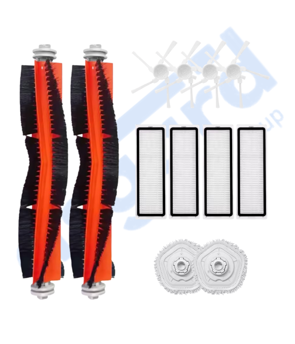 DREAME W10-W10 PRO UYUMLU 2 Ana Fırça 4 Yan Fırça 4 Filtre 2 Mop - Image 1