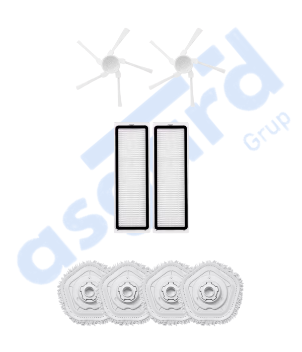 DREAME W10-W10 PRO UYUMLU 2 Yan Fırça 2 Filtre 4 Mop - Image 1