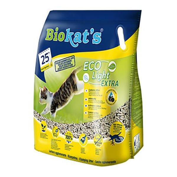 Biokats Eco Light Extra Aktif Karbonlu Pelet Kedi Kumu 2x5 Lt - Image 1