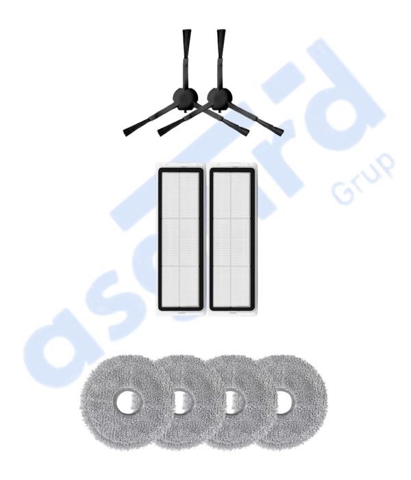 DREAME X20 MAX-X20 PRO UYUMLU 2 Yan Fırça 2 Filtre 4 Mop - Image 1
