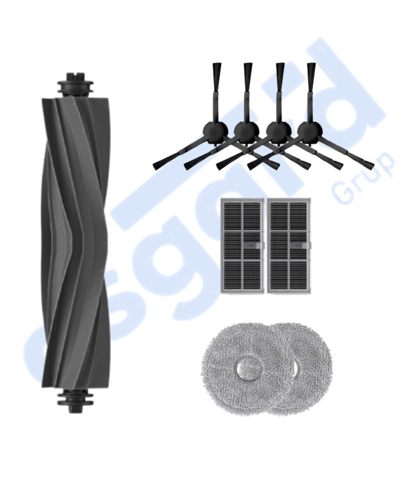 DREAME X30PRO-L10S PRO ULTRA-X30 ULTRA UYUMLU 1 Ana Fırça 4 Yan Fırça 2 Filtre 2 Mop - Image 1