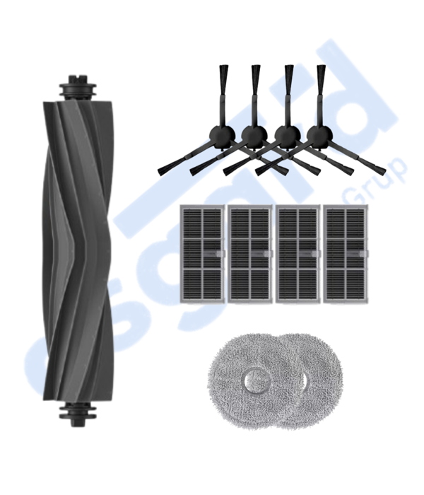 DREAME X30PRO-L10S PRO ULTRA-X30 ULTRA UYUMLU 1 Ana Fırça 4 Yan Fırça 4 Filtre 2 Mop - Image 1