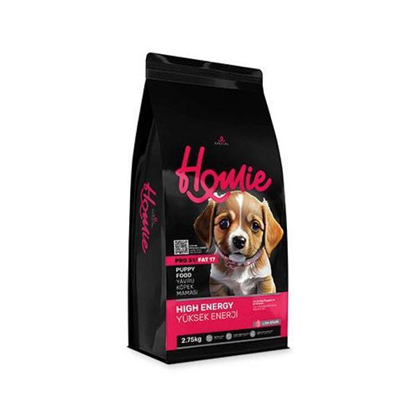 Homie Yüksek Enerjili Tavuklu Düşük Tahıllı Yavru Köpek Maması 2,75 Kg - Image 1