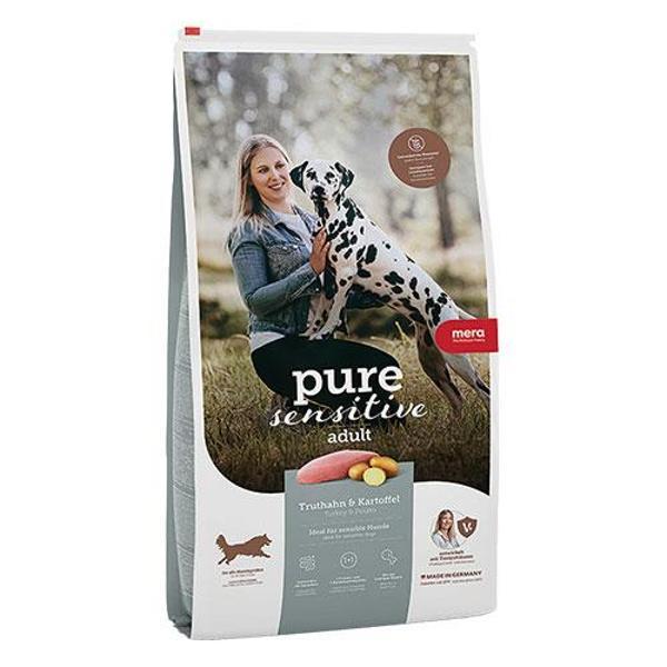 Mera Pure Sensitive Medium Maxi Hindili Patatesli Tahılsız Yetişkin Köpek Maması 12,5 Kg - Image 1