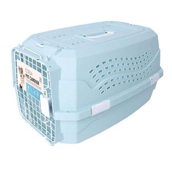 M-Pets Corsa Carriers Kedi ve Küçük Irk Köpek Taşıma Kabı Mavi Medium 57x38x33 Cm - Image 1