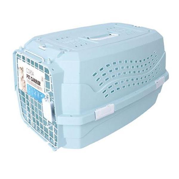 M-Pets Corsa Carriers Kedi ve Küçük Irk Köpek Taşıma Kabı Mavi Small 47,5x32x26 Cm - Image 1