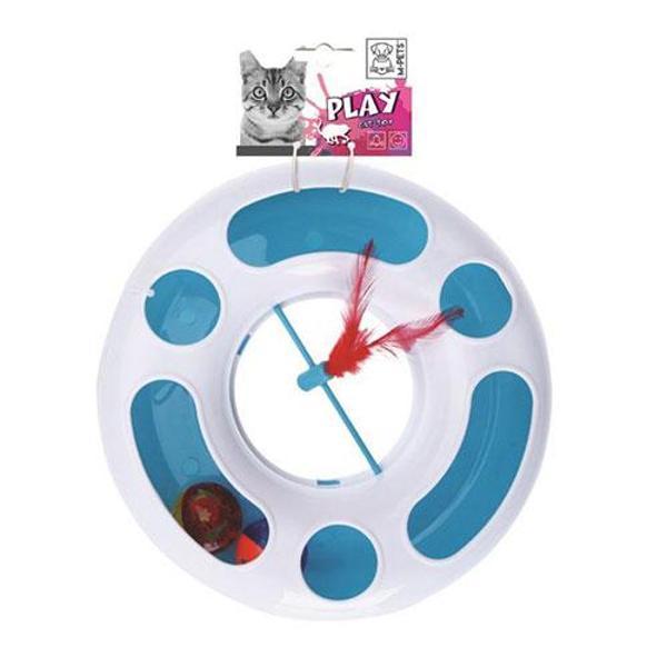 M-Pets Kediler İçin Plastik Çemberli Top Oyuncağı - Image 1
