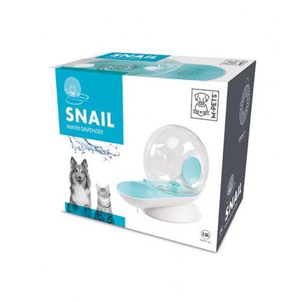 M-Pets Snail Hazneli Kedi ve Köpek Su Kabı Mavi 2800 Ml - Image 1