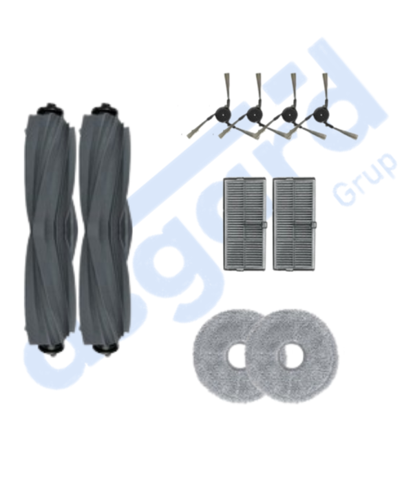 Dreame X40 MASTER-X40 ULTRA-L40 ULTRA UYUMLU 2 Ana Fırça 4 Yan Fırça 2 Filtre 2 Mop - Image 1
