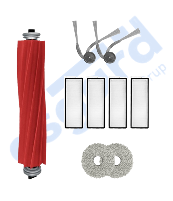 ROBOROCK Q REVO L UYUMLU 1 Ana Fırça 2 Yan Fırça 4 Filtre 2 Mop - Image 1