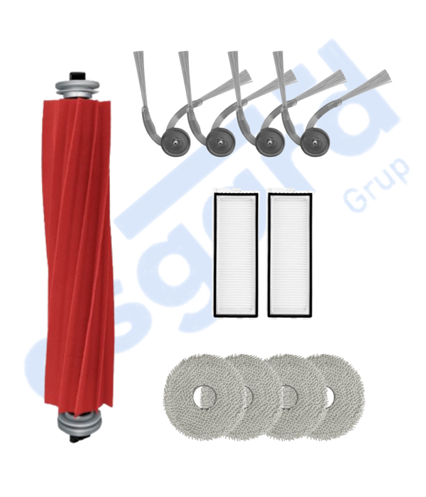 ROBOROCK Q REVO L UYUMLU 1 Ana Fırça 4 Yan Fırça 2 Filtre 4 Mop - Image 1