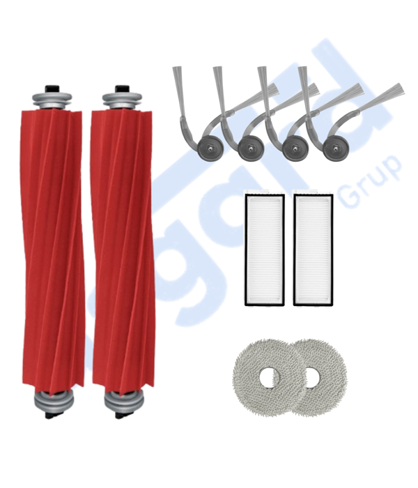 ROBOROCK Q REVO L UYUMLU 2 Ana Fırça 4 Yan Fırça 2 Filtre 2 Mop - Image 1