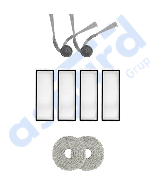 ROBOROCK Q REVO L UYUMLU 2 Yan Fırça 4 Filtre 2 Mop - Image 1