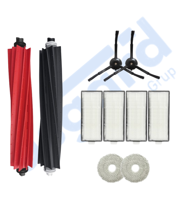 Roborock Q Revo Master Uyumlu 1 Ana Fırça 2 Yan Fırça 4 Filtre 2 Mop - Image 1