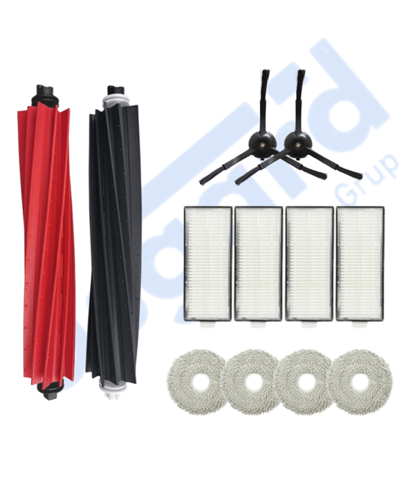 Roborock Q Revo Master Uyumlu 1 Ana Fırça 2 Yan Fırça 4 Filtre 4 Mop - Image 1